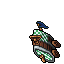 Green Rolling Barrel